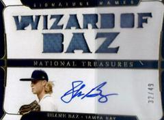 Shane Baz [Gold] Baseball Cards 2022 Panini National Treasures Signature Names Prices