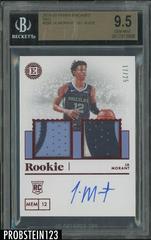 Ja Morant [Dual Jersey Autograph Red] #256 Basketball Cards 2019 Panini Encased Prices