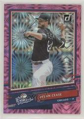 Dylan Cease [Pink Fireworks] Baseball Cards 2020 Panini Donruss the Rookies Prices