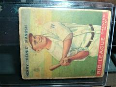Heinie Manush Baseball Cards 1933 Goudey Prices