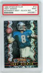 Troy Aikman [Black Refractor] Football Cards 1994 Stadium Club Bowman's Best Prices