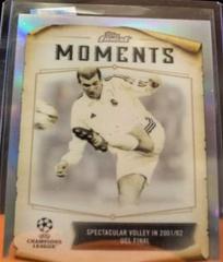 Zinedine Zidane #FM-4 Soccer Cards 2022 Topps Finest UEFA Club Competitions Moments Prices
