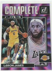 LeBron James [Purple Laser] Basketball Cards 2022 Panini Donruss Complete Players Prices