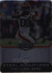 Cedric Tillman #RSSCTI Football Cards 2023 Panini Plates and Patches Rookie Steel Signatures Prices