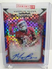 Marquise Brown [Autograph Red, White, Blue Prizm] Football Cards 2019 Panini Prizm Draft Picks Prices