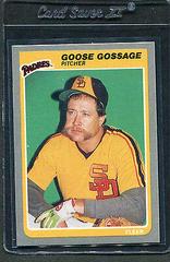 Goose Gossage #33 Baseball Cards 1985 Fleer Prices
