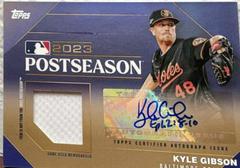 Kyle Gibson [Gold] Baseball Cards 2024 Topps Postseason Performance Autograph Relic Prices
