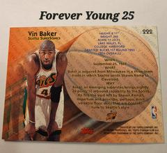 Vin Baker Basketball Cards 1997 Stadium Club Prices
