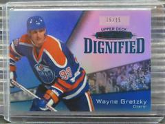 Wayne Gretzky [Blue] Hockey Cards 2022 Upper Deck Stature Dignified Prices