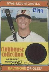 Ryan Mountcastle [Gold] #CCR-RM Baseball Cards 2023 Topps Heritage Clubhouse Collection Relics Prices