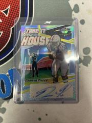 Dameon Pierce [Platinum Blue] Football Cards 2022 Leaf Valiant Autographs Take it to the House Prices