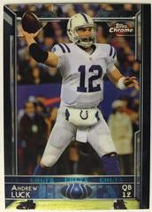 Andrew Luck #6 Football Cards 2015 Topps Chrome Prices