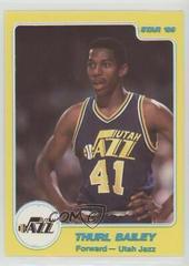 Thurl Bailey #140 Basketball Cards 1985 Star Prices