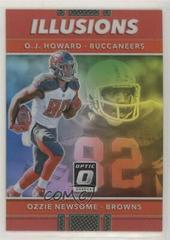 O.J. Howard, Ozzie Newsome [Red] #2 Football Cards 2017 Panini Donruss Optic Illusions Prices