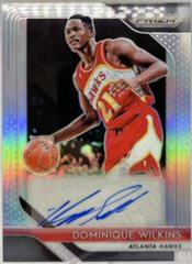 Dominique Wilkins [Silver Prizm] Basketball Cards 2018 Panini Prizm Signatures Prices