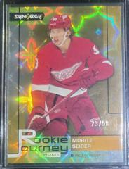 Moritz Seider [Gold] #RJ-11 Hockey Cards 2021 Upper Deck Synergy Rookie Journey Home Prices