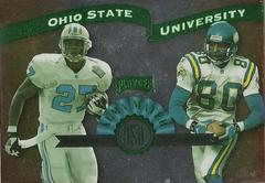 Eddie George, Chris Carter #AM12 Football Cards 1999 Playoff Prestige Ssd Alma Maters Prices