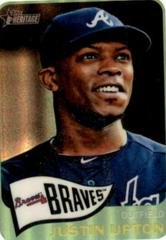 Justin Upton [Portait Gold Refractor] #170 Baseball Cards 2014 Topps Heritage Chrome Prices