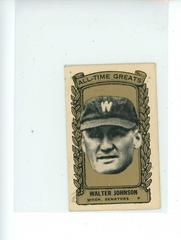 Walter Johnson [Silver] Baseball Cards 1963 Bazooka All Time Greats Prices