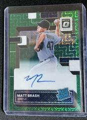 Matt Brash [Green Mojo] #RRS-BR Baseball Cards 2022 Panini Donruss Optic Rated Rookie Signatures Prices