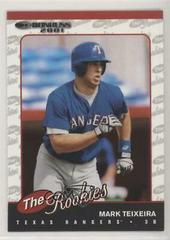 Mark Teixeira #R91 Baseball Cards 2001 Donruss Rookies Prices