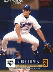 Alex S. Gonzalez #363 Baseball Cards 2005 Donruss Prices