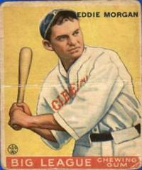Eddie Morgan Baseball Cards 1933 Goudey Prices