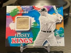 Lou Gehrig #JK-LG Baseball Cards 2022 Panini Diamond Kings Jersey Prices