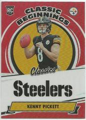 Kenny Pickett [Red] #CB-1 Football Cards 2022 Panini Classics Beginnings Prices