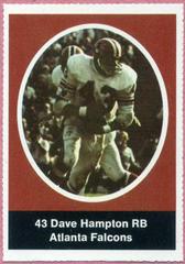 Dave Hampton Football Cards 1972 Sunoco Stamps Update Prices
