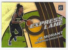 Ja Morant [Lime Green] Basketball Cards 2021 Panini Donruss Optic Express Lane Prices