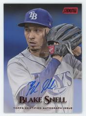 Blake Snell [Red] Baseball Cards 2019 Stadium Club Autographs Prices
