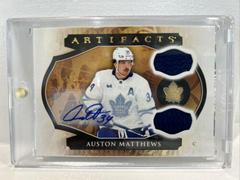 Auston Matthews [Horizontal Autograph Material Gold] #135 Hockey Cards 2023 Upper Deck Artifacts Prices