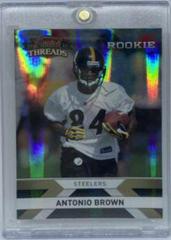 Antonio Brown [Silver Holofoil] #207 Football Cards 2010 Panini Threads Prices