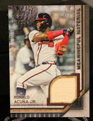Ronald Acuna Jr. [Ruby] #25 Baseball Cards 2023 Topps Museum Collection Prices