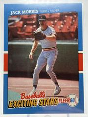 Jack Morris #27 Baseball Cards 1988 Fleer Exciting Stars Prices