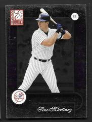 Tino Martinez Baseball Cards 2001 Donruss Elite Prices