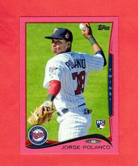 Jorge Polanco [Pink] #US237 Baseball Cards 2014 Topps Update Prices