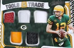 Aaron Rodgers #TTF-2 Football Cards 2022 Panini Absolute Tools of the Trade Five Prices