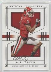 A.J. Green #1 Football Cards 2016 Panini National Treasures Collegiate Prices
