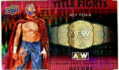 Rey Fenix [Pink] #TF-6 Wrestling Cards 2022 Upper Deck Allure AEW Title Fights Prices