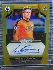 Wayne Hennessey [Gold Prizm] Soccer Cards 2019 Panini Prizm Premier League Signatures Prices