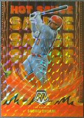 Shohei Ohtani [Reactive Orange] Baseball Cards 2022 Panini Mosaic Hot Sauce Prices