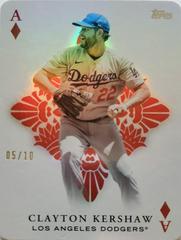 Clayton Kershaw [Red] #AA-7 Baseball Cards 2023 Topps All Aces Prices