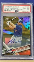 Kendrys Morales [Autograph Gold Refractor] #HMT38 Baseball Cards 2017 Topps Chrome Update Prices