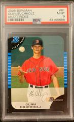 Clay Buchholz #81 Baseball Cards 2005 Bowman Draft Picks Prices