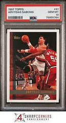 Arvydas Sabonis #41 Basketball Cards 1997 Topps Prices
