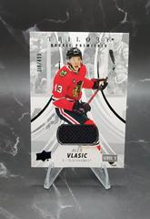 Alex Vlasic [Blue ] #123 Hockey Cards 2022 Upper Deck Trilogy Prices