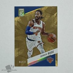 Derrick Rose [Gold] #111 Basketball Cards 2022 Panini Donruss Elite Prices