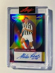 Alessandro Del Piero [Navy Blue] Soccer Cards 2022 Leaf Vivid Autographs Prices